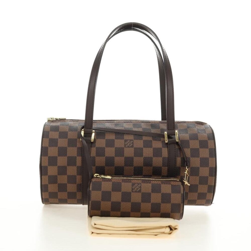 Louis Vuitton Damier Ebene Papillon 30 Handbag Brown